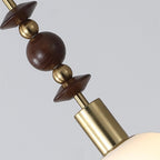 Meldenvale Wood Pendant Light-Moonnatur
