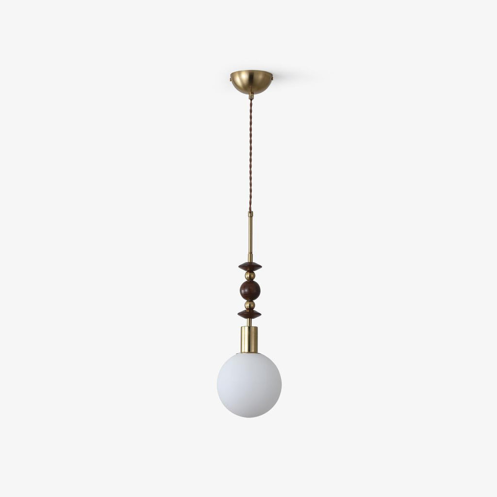 Meldenvale Wood Pendant Light-Moonnatur