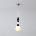 Meldenvale Wood Pendant Light-Moonnatur