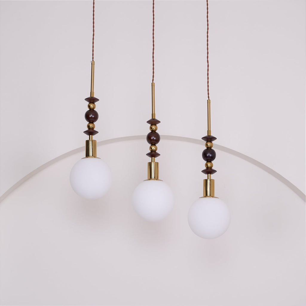 Meldenvale Wood Pendant Light-Moonnatur