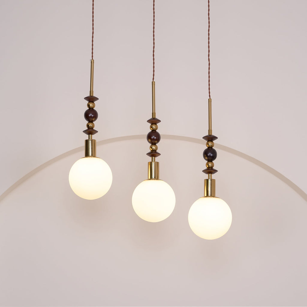 Meldenvale Wood Pendant Light-Moonnatur