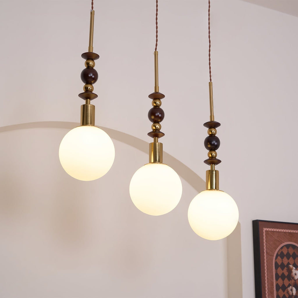 Jovelle Ash Wood Pendant Light-Moonnatur
