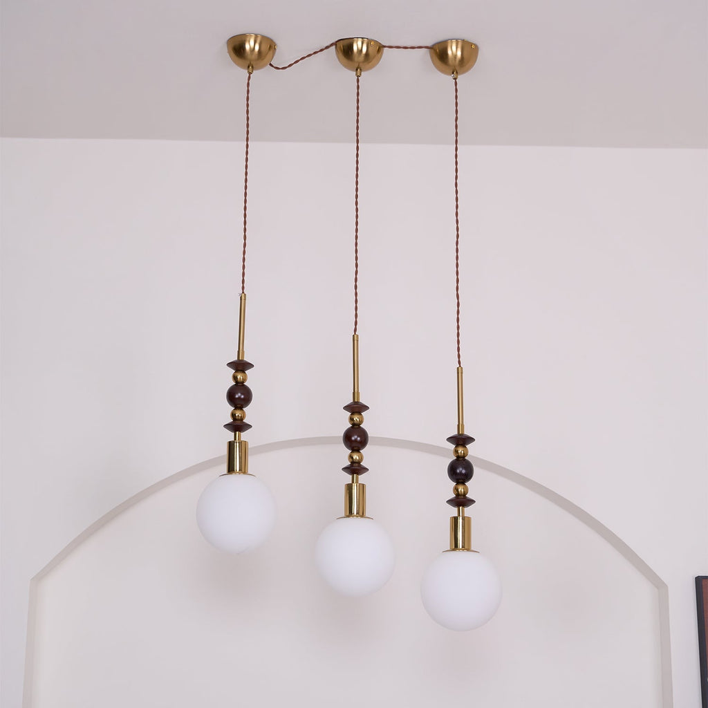 Jovelle Ash Wood Pendant Light-Moonnatur
