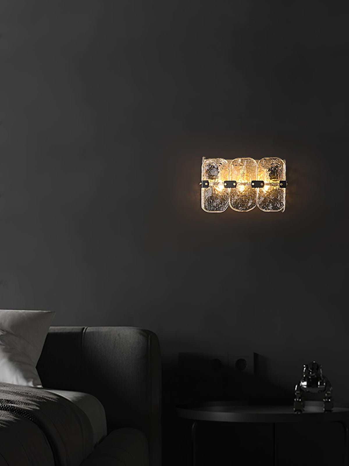 Carnelley Glass Wall Light-Moonnatur
