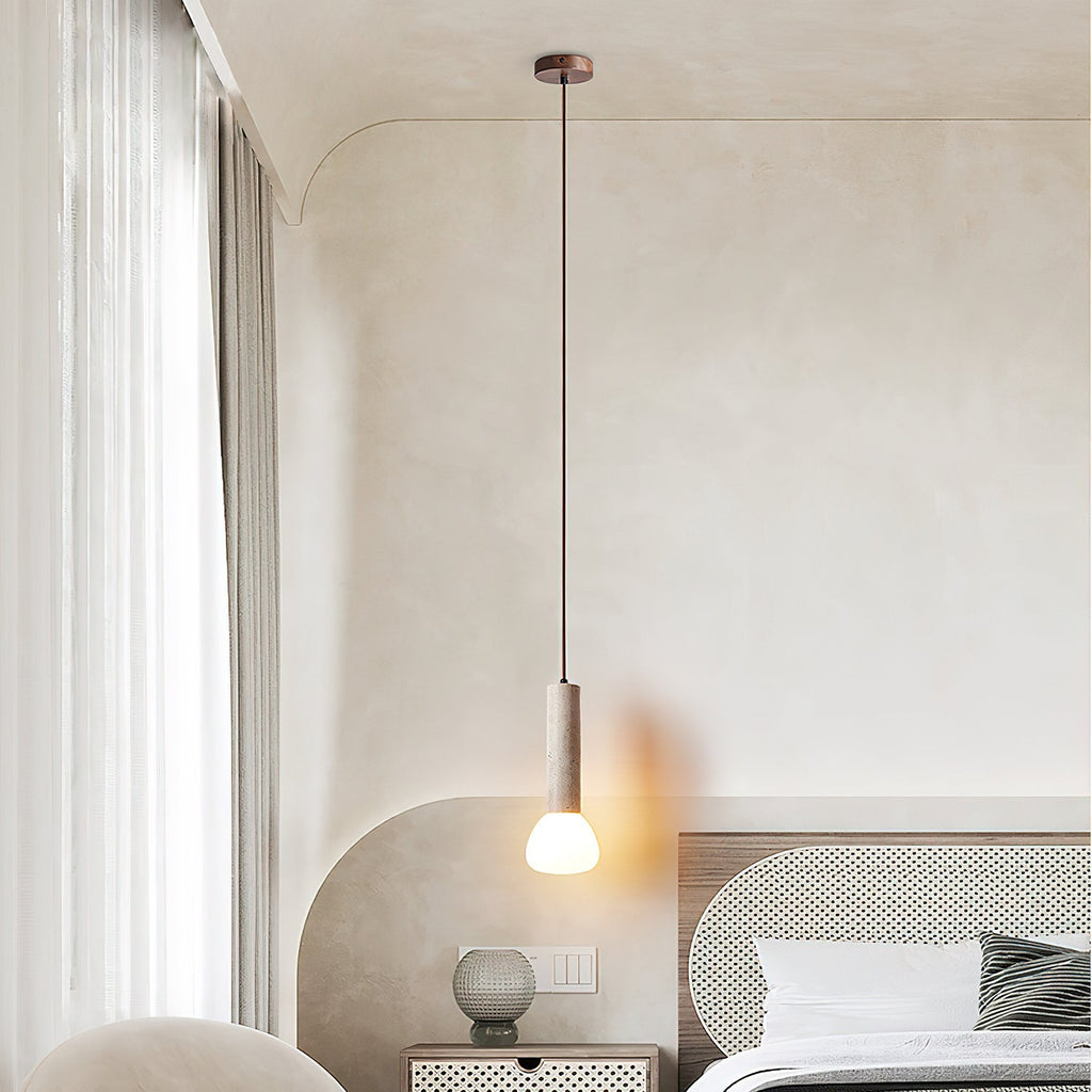 Coreneth Travertine Pendant Light-Moonnatur