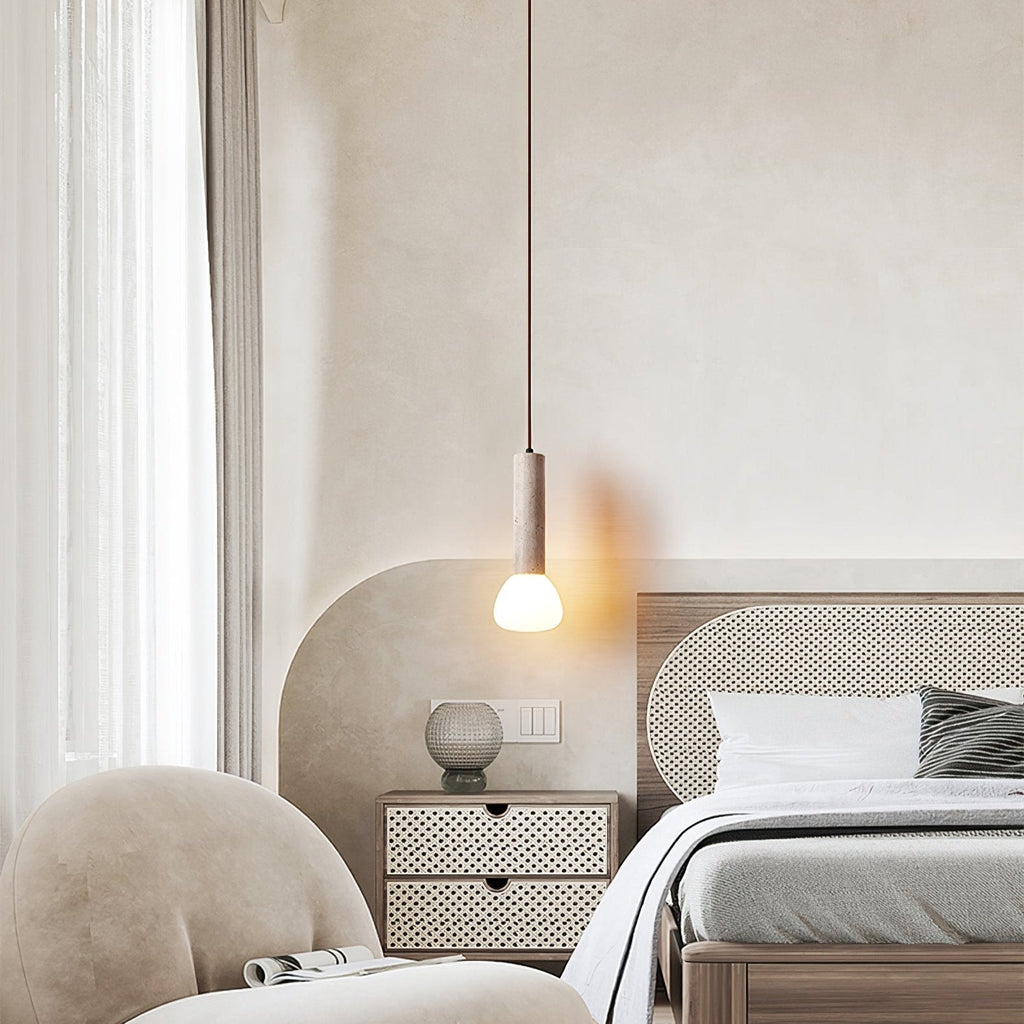 Coreneth Travertine Pendant Light-Moonnatur