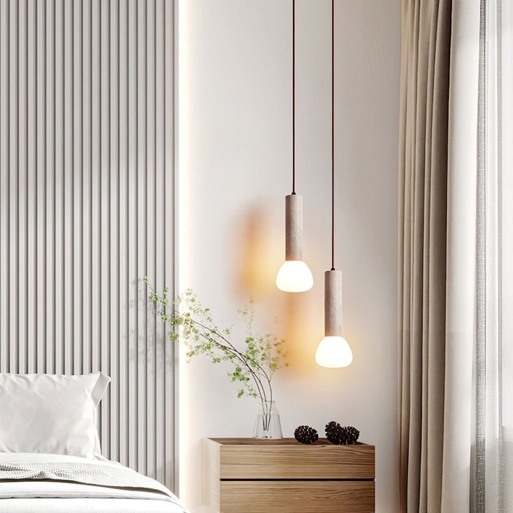 Coreneth Travertine Pendant Light-Moonnatur