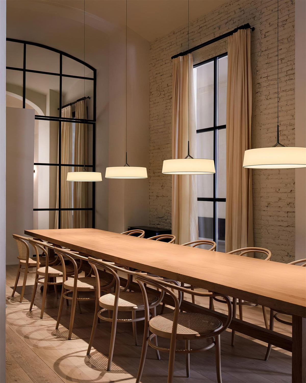 Valdenfield Fabric Pendant Light-Moonnatur