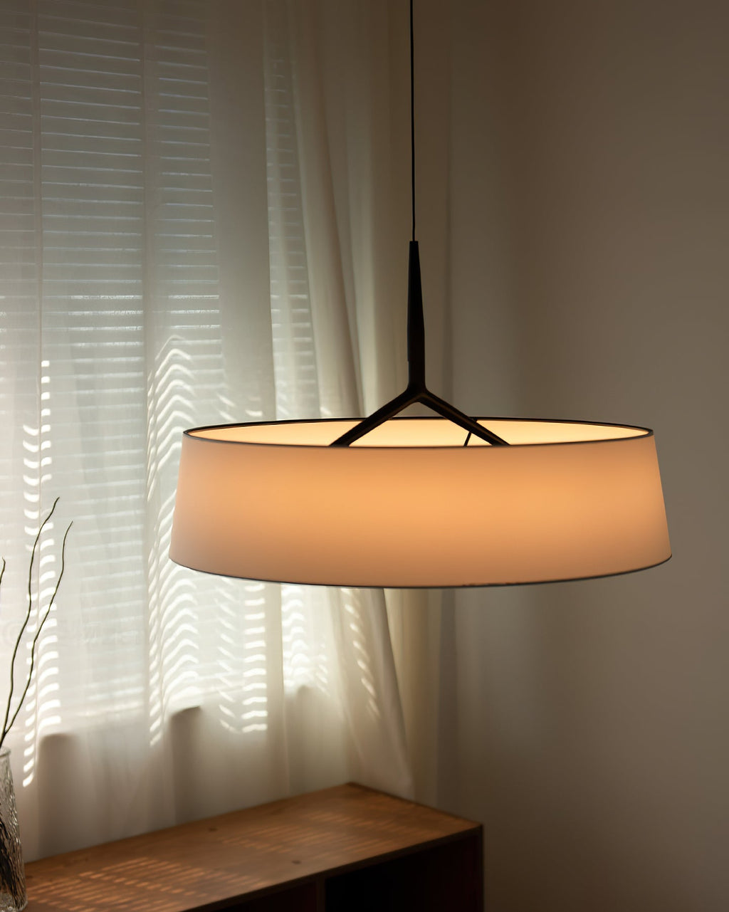 Valdenfield Fabric Pendant Light-Moonnatur