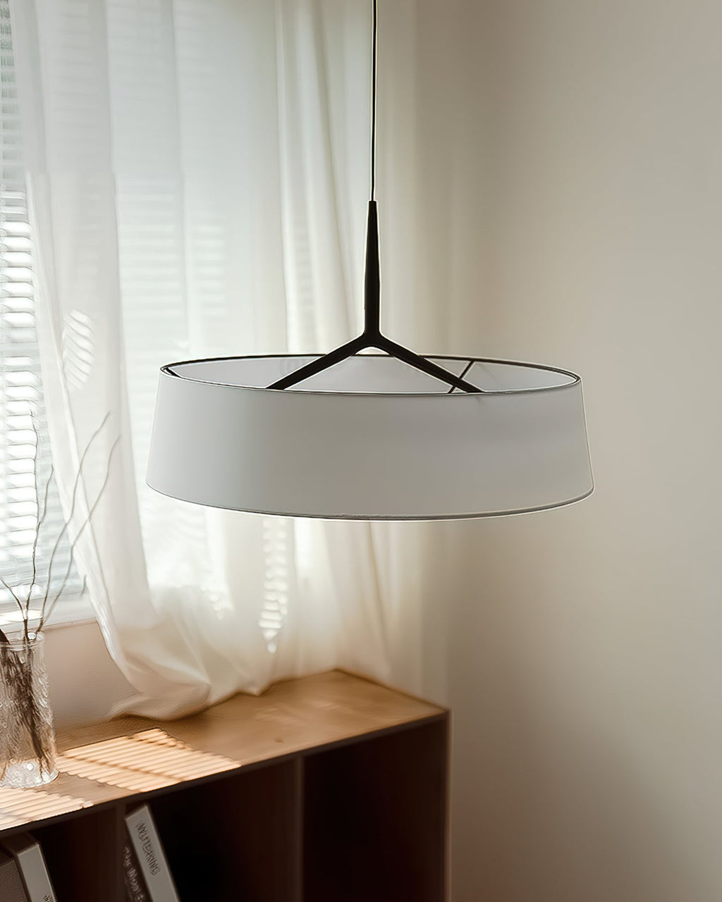 Valdenfield Fabric Pendant Light-Moonnatur