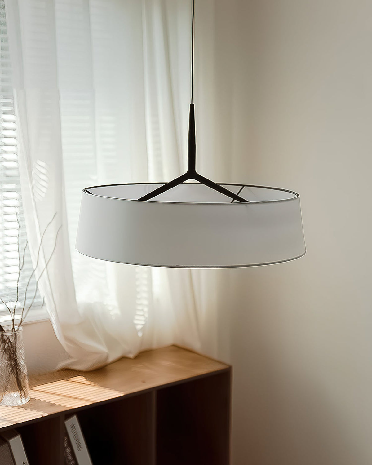 Valdenfield Fabric Pendant Light-Moonnatur