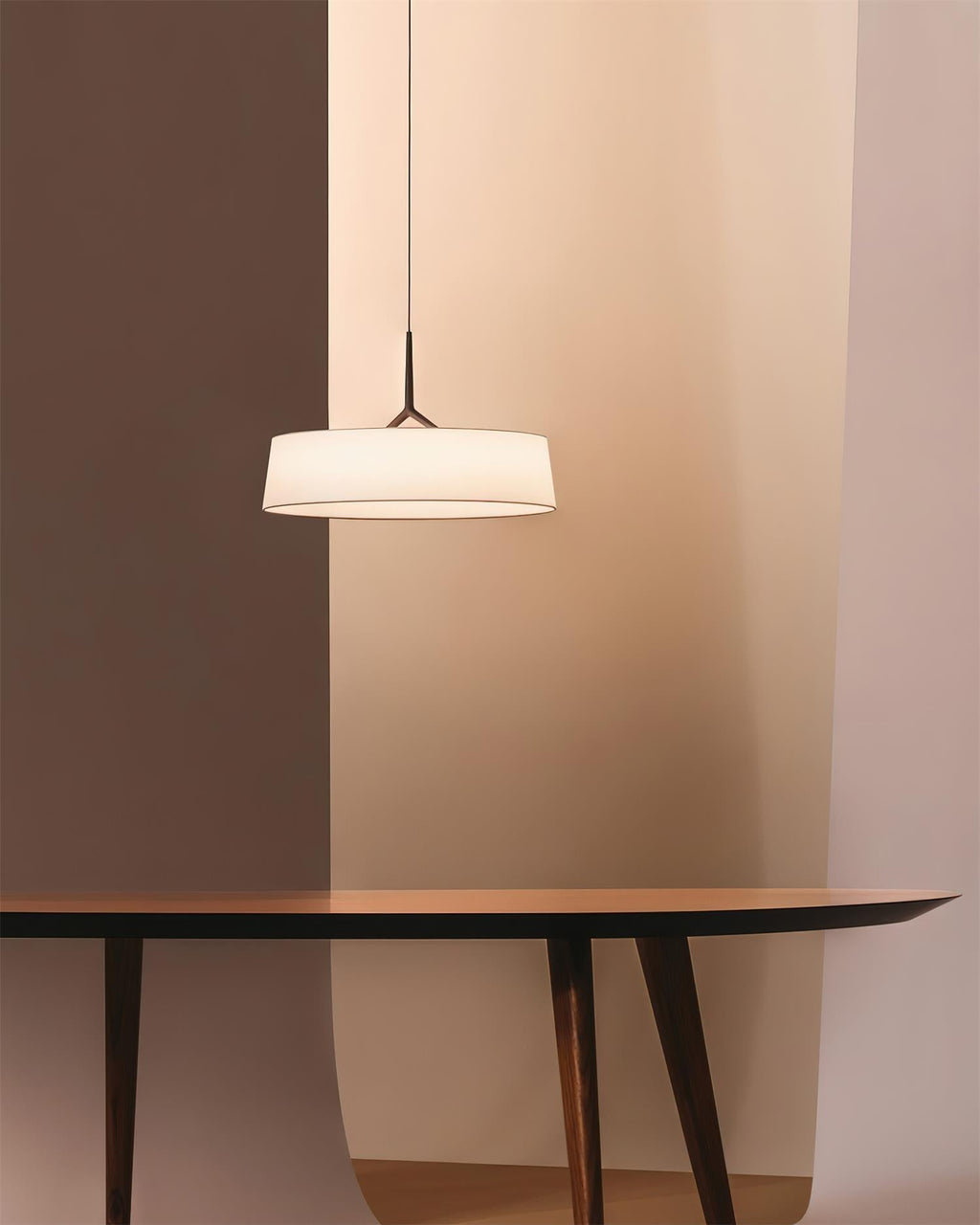 Valdenfield Fabric Pendant Light-Moonnatur