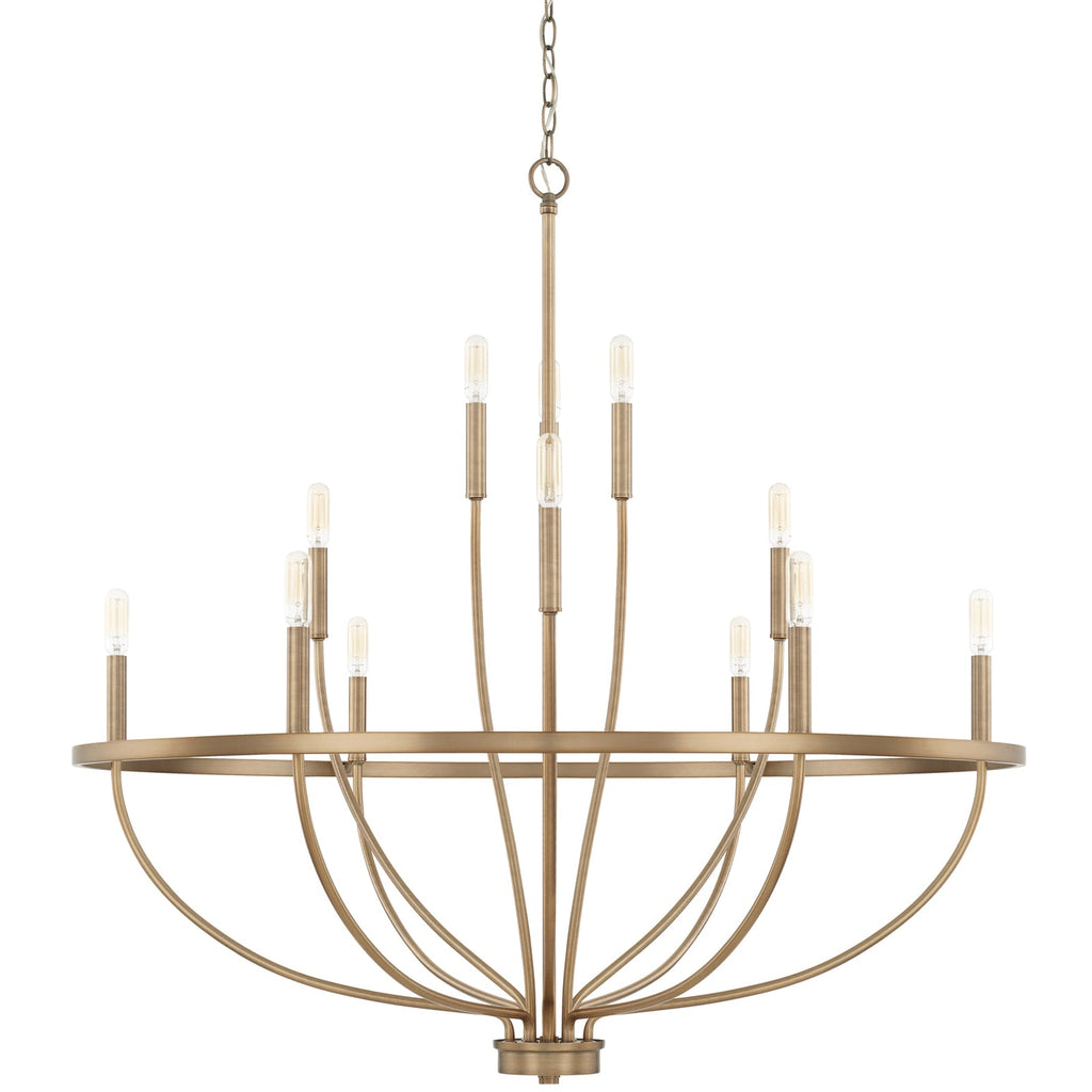 Talenara Fabric Chandelier-Moonnatur
