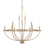 Talenara Fabric Chandelier-Moonnatur