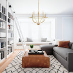 Talenara Fabric Chandelier-Moonnatur
