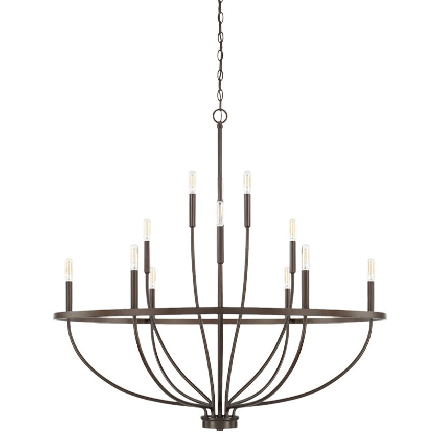 Talenara Fabric Chandelier-Moonnatur