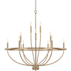 Talenara Fabric Chandelier-Moonnatur