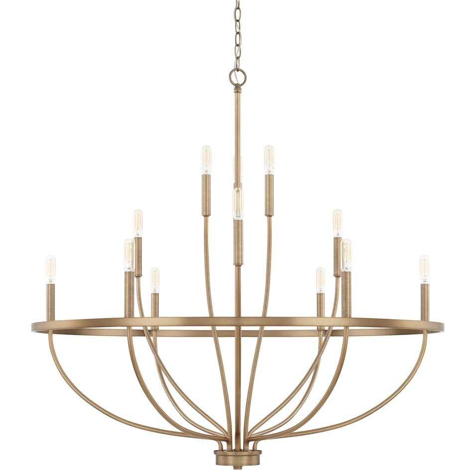 Talenara Fabric Chandelier-Moonnatur
