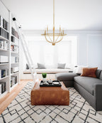 Talenara Fabric Chandelier-Moonnatur