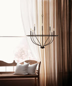 Talenara Fabric Chandelier-Moonnatur