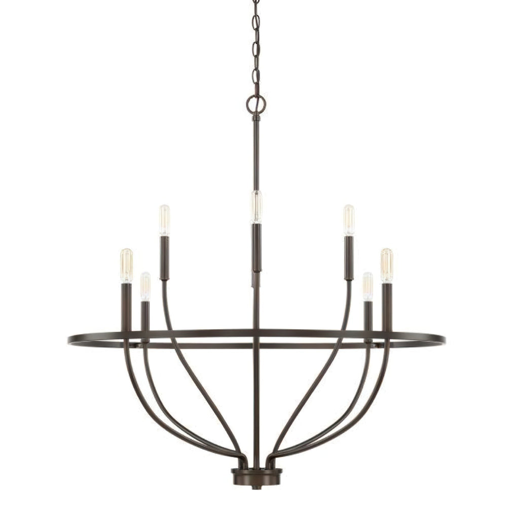 Talenara Fabric Chandelier-Moonnatur