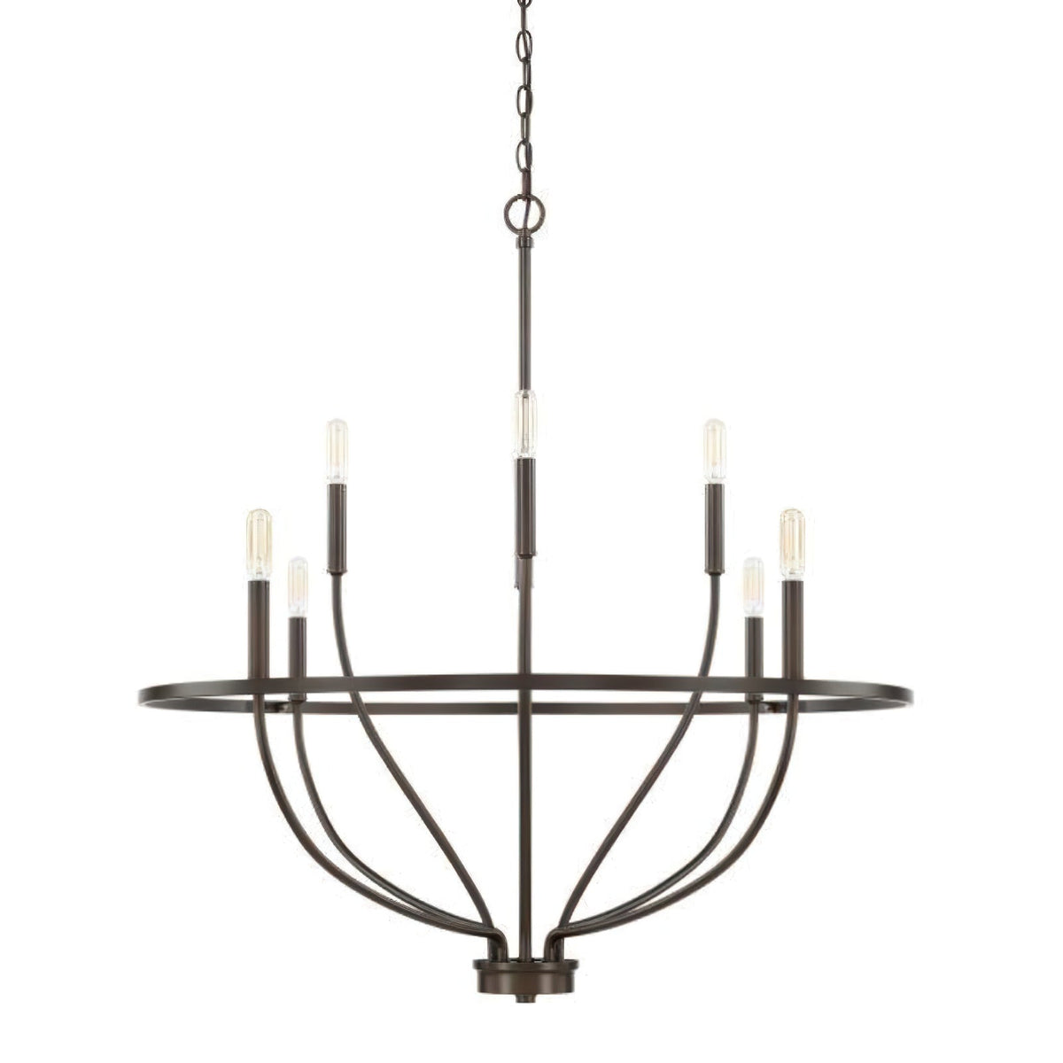 Talenara Fabric Chandelier-Moonnatur
