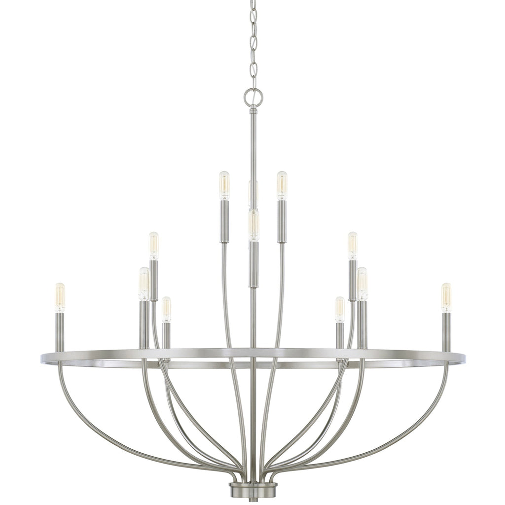 Talenara Fabric Chandelier-Moonnatur
