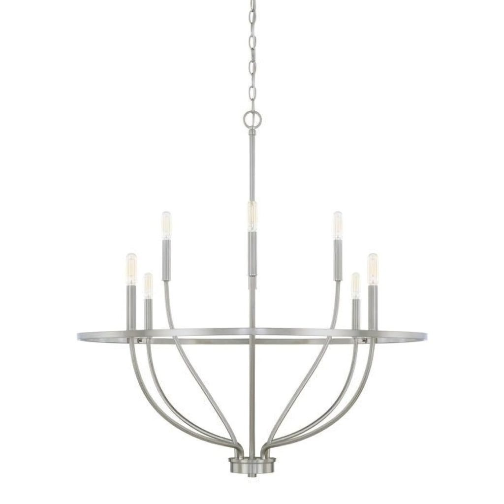 Talenara Fabric Chandelier-Moonnatur