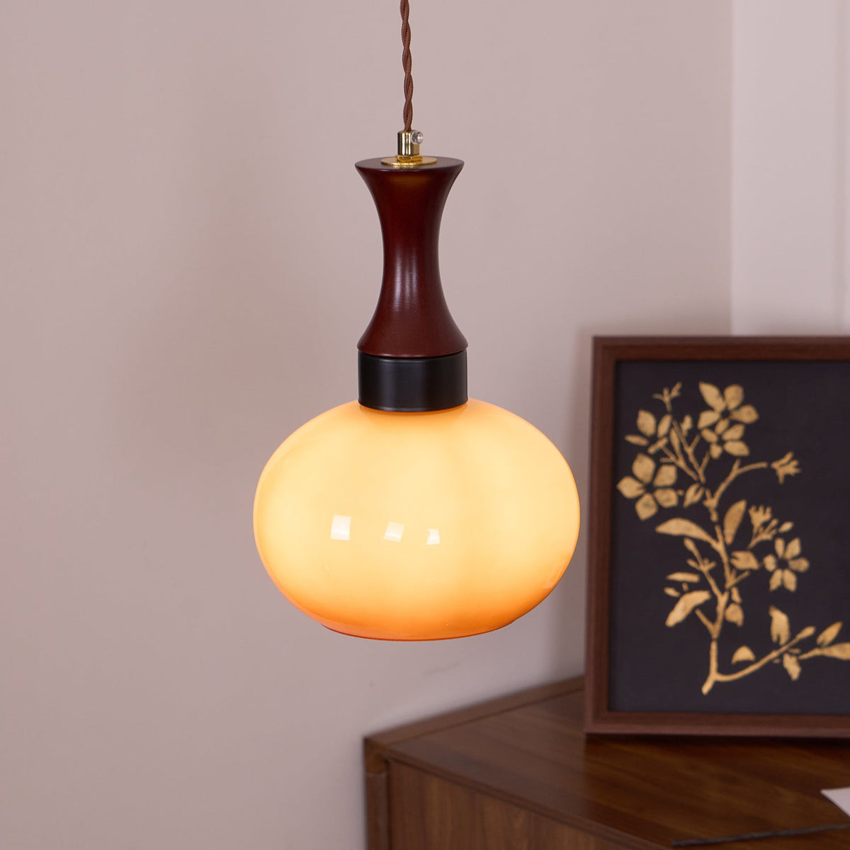 Redrenbrook Glass Pendant Light-Moonnatur
