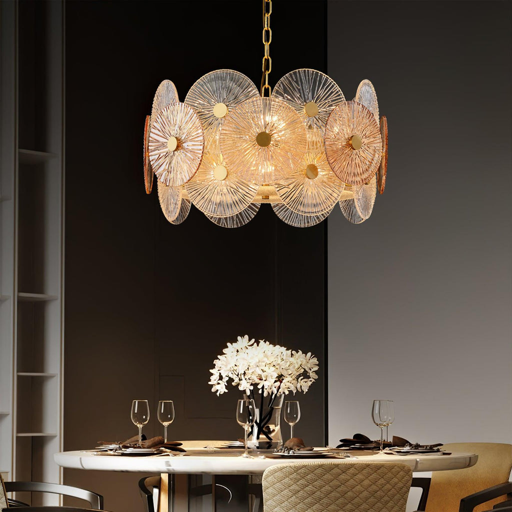 Harvenelyn Glass Chandelier-Moonnatur