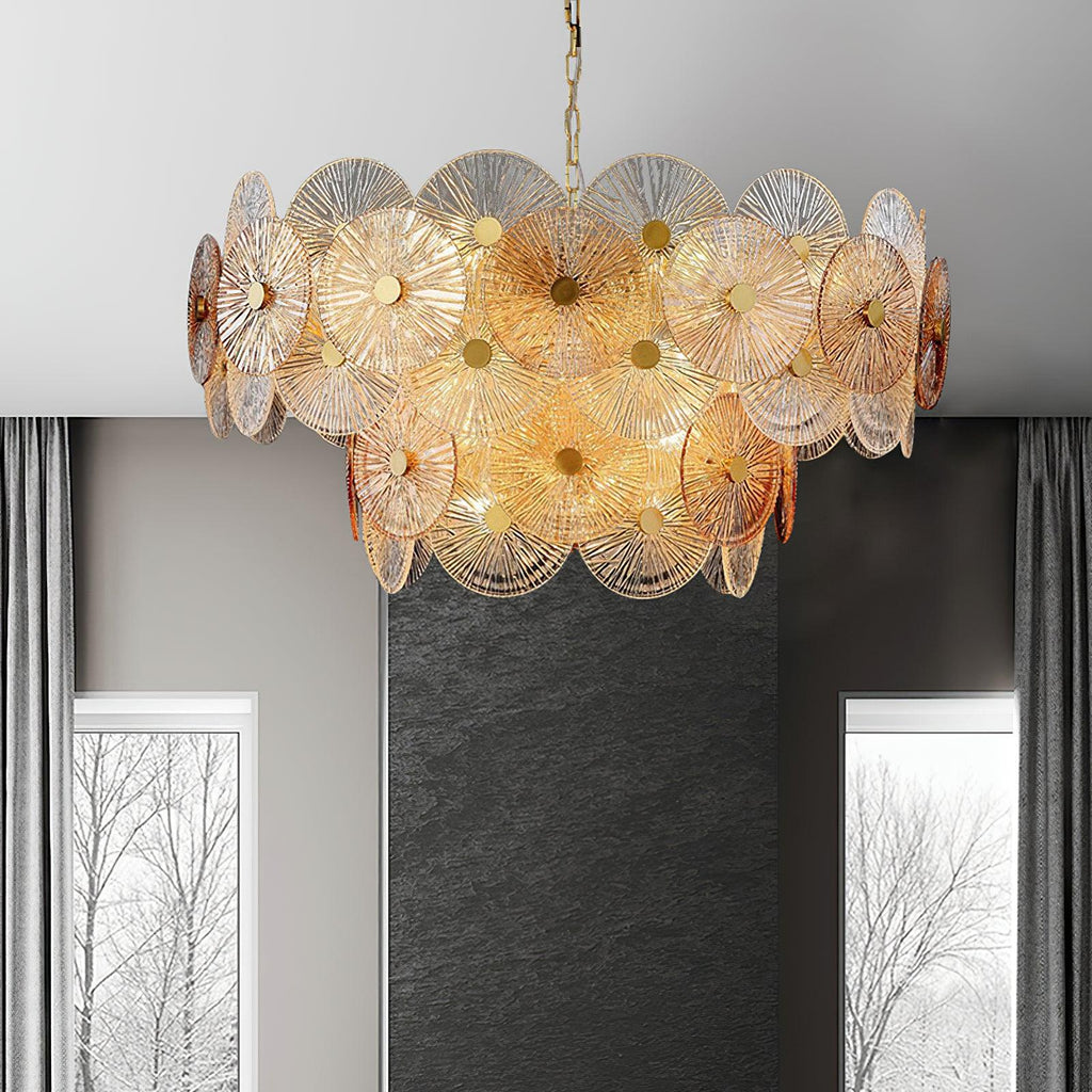 Harvenelyn Glass Chandelier-Moonnatur