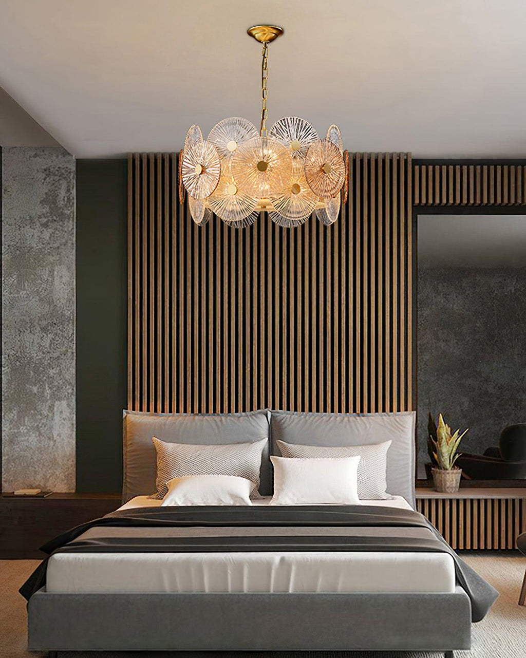 Harvenelyn Glass Chandelier-Moonnatur