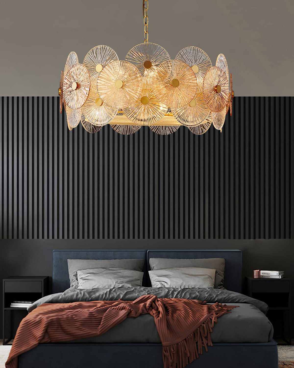 Harvenelyn Glass Chandelier-Moonnatur