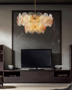 Harvenelyn Glass Chandelier-Moonnatur