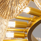 Harvenelyn Glass Chandelier-Moonnatur