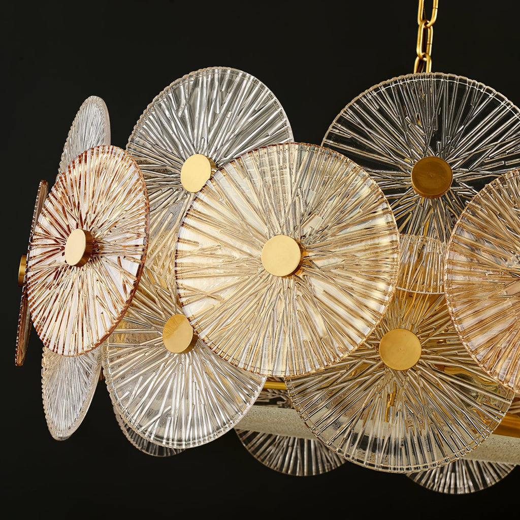 Harvenelyn Glass Chandelier-Moonnatur