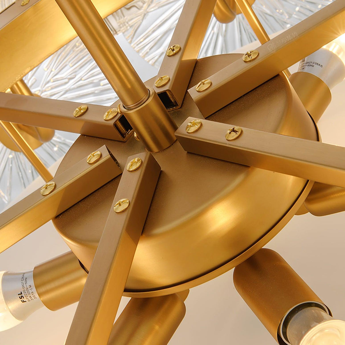 Harvenelyn Glass Chandelier-Moonnatur