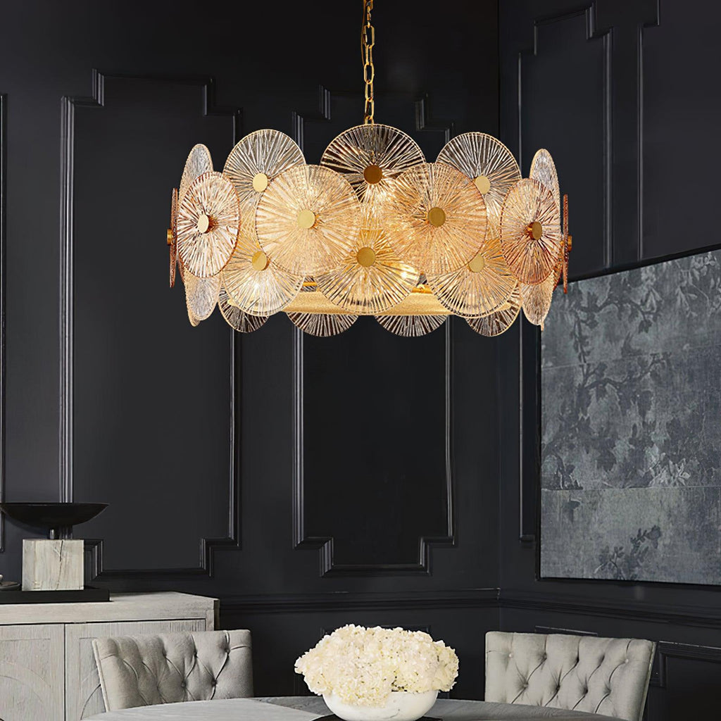 Harvenelyn Glass Chandelier-Moonnatur
