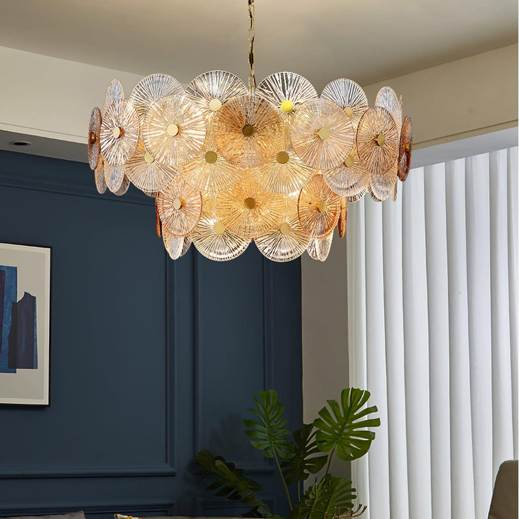Harvenelyn Glass Chandelier-Moonnatur