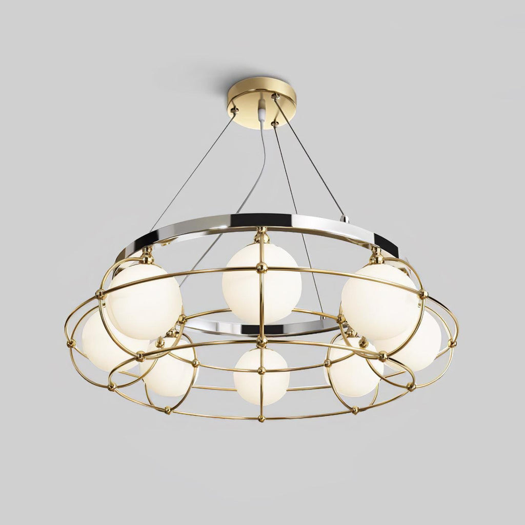 Tardenora Glass Chandelier-Moonnatur