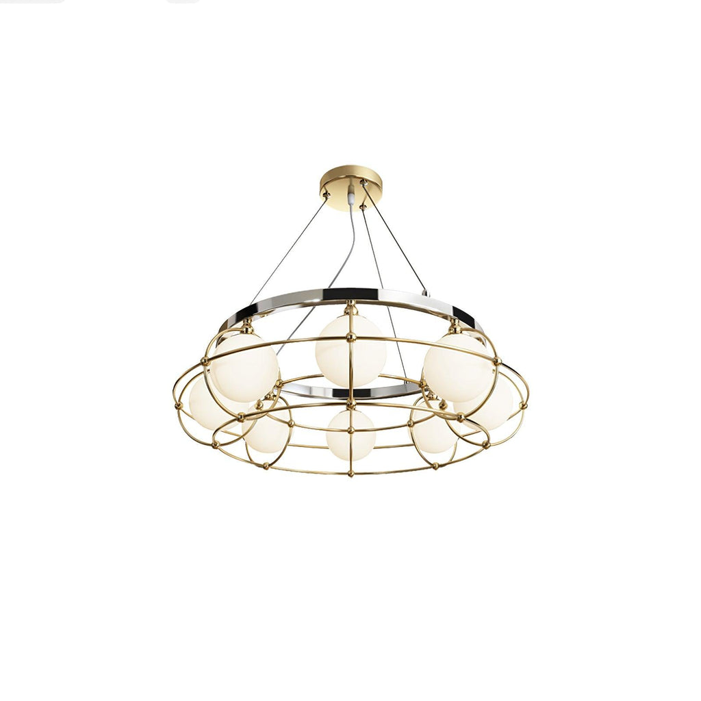 Tardenora Glass Chandelier-Moonnatur