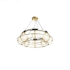 Tardenora Glass Chandelier-Moonnatur