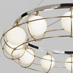 Tardenora Glass Chandelier-Moonnatur