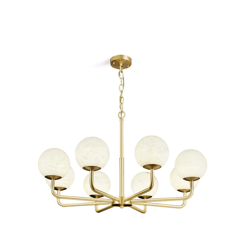 Avrenley Alabaster Chandelier-Moonnatur