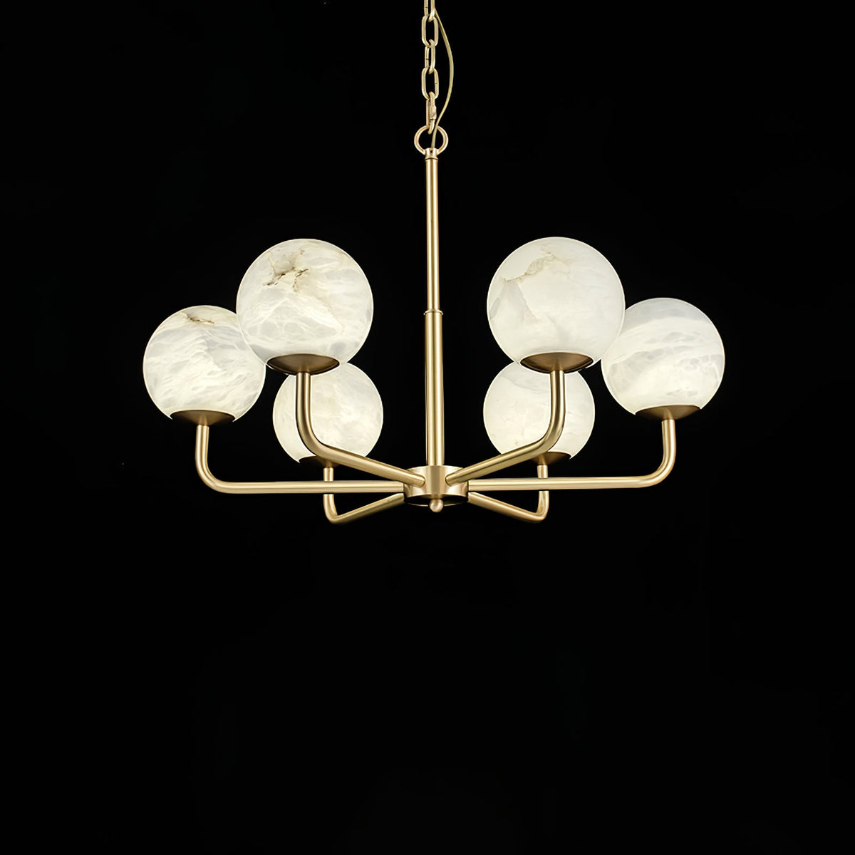 Avrenley Alabaster Chandelier-Moonnatur