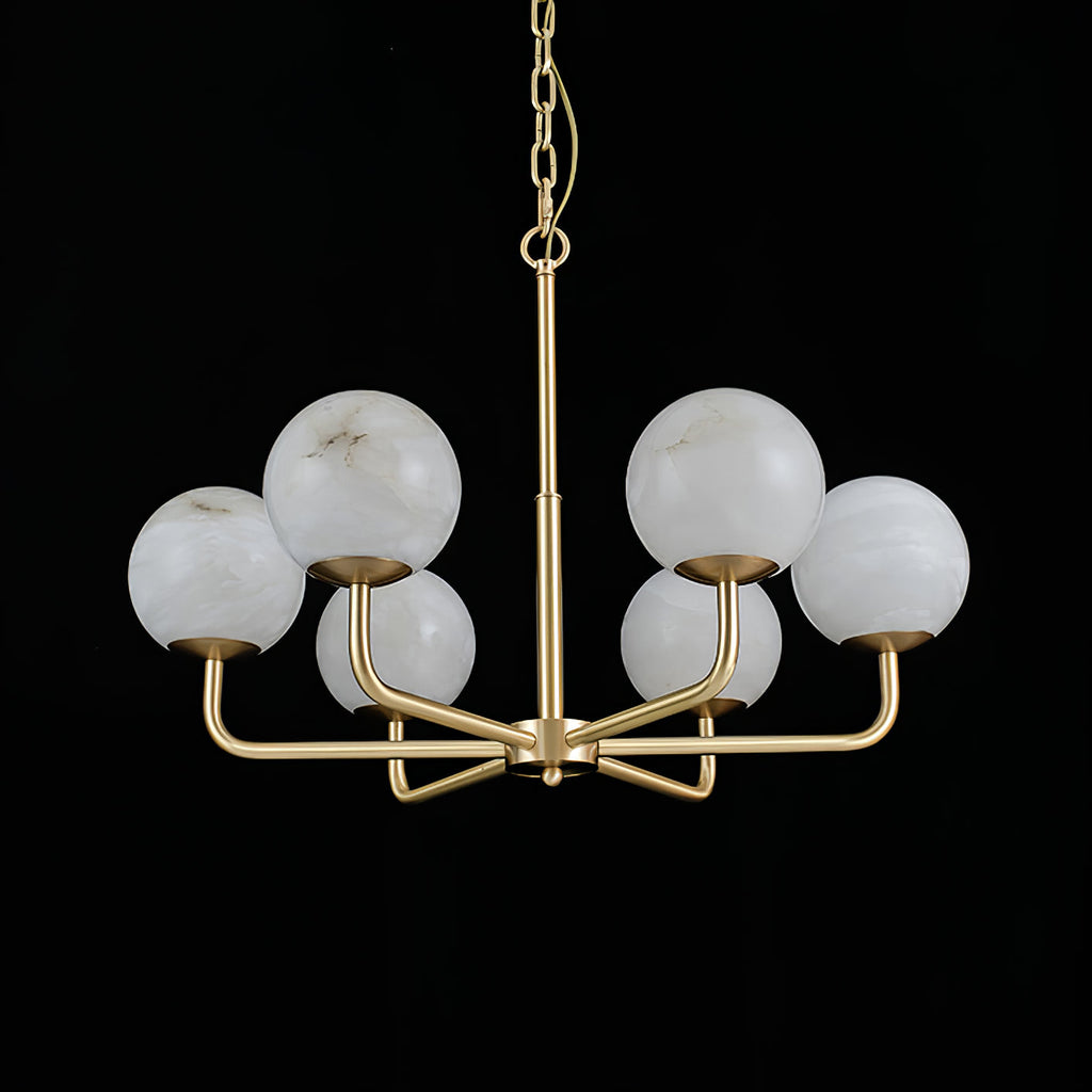 Avrenley Alabaster Chandelier-Moonnatur