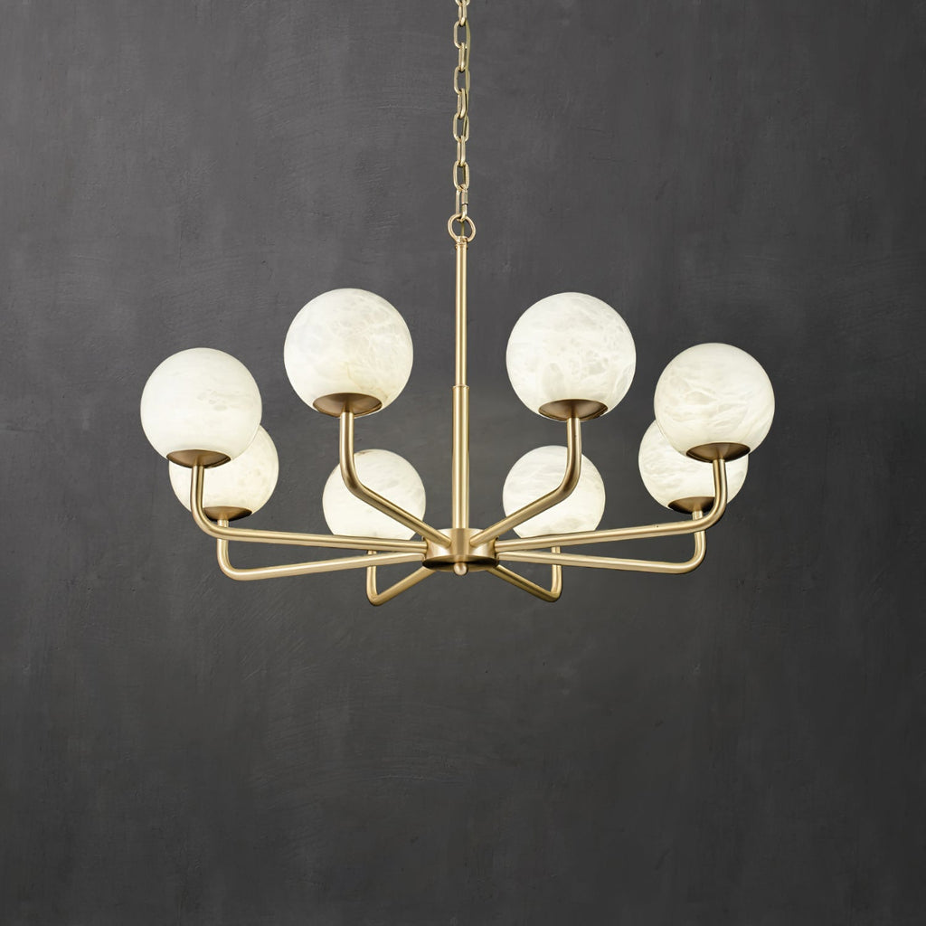 Avrenley Alabaster Chandelier-Moonnatur