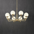 Avrenley Alabaster Chandelier-Moonnatur