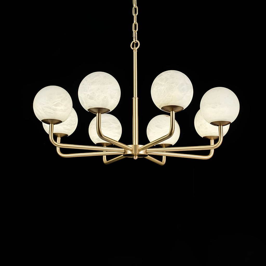 Avrenley Alabaster Chandelier-Moonnatur