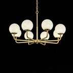 Avrenley Alabaster Chandelier-Moonnatur